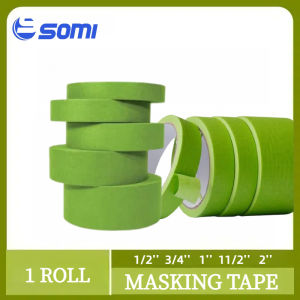 (Per Pcs)Washi Painter Tape Masking Tape Green High Performance For Auto Detailing 1/2 3/41 11/2