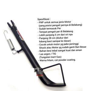 Standar Samping Panjang 28cm Honda CBR Facelift K45G Honda Tiger Megapro lebih tinggi dari orinya