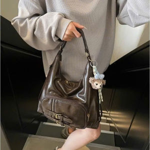 Túi nữ đeo chéo thiết kế đeo balo túi hộp trước kèm móc treo dễ thương HĐ 323