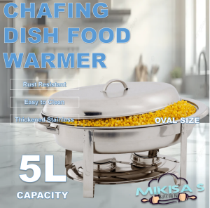 Chafing Dish Food Warmer  Oval Type For Buffet/ Catering Use Heavy Duty