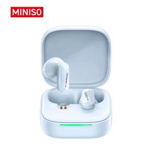 MINISO MS119 In-Ear True Wireless Bluetooth 6.0 Earphones AI Translation Bluetooth Earbuds TWS Smart Headset HiFi Sound Noise Cancelling Clear Calls Long Battery Lightweight Portable Daily Use Travel