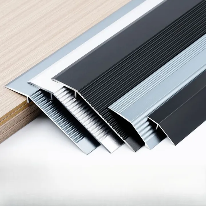 90cm Aluminum alloy flooring strip, high and low button threshold edge ...