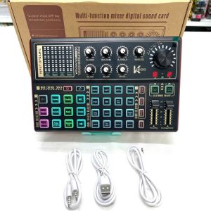 Sound Card K300 pro  có phần mềm Auto TuneHát Karaoke-Livestream Stream Cùng Lúc 3 điện thoại