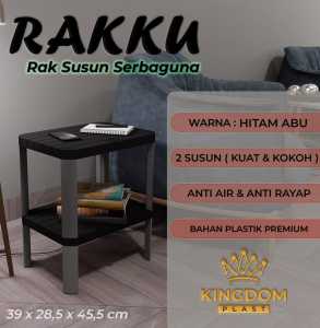 RAK POT TANAMAN / RAK DAPUR / RAK KAMAR MANDI / STORAGE RACK / RAK SERBAGUNA PLASTIK - RAKKU [KINGACC]
