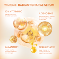 WARDAH 10% Vitamin C + Ferulic Acid Radiant Charge Serum 20 ml - Brightening Serum yang Menghilangkan dan Mencegah Noda Hitam Tak Terlihat untuk Kulit Cerah Lebih Lama - Skincare. 