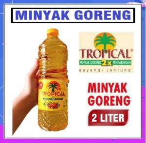 PROMO MINYAK GORENG TROPICAL 2 LITER 1 L 2X PENYARINGAN