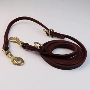 Hands Free Dog Leash Leather Multi-Use Waist Leash for Dogs Crossbody & Shoulder FashionableLead Hands-Free Large Dog Leash2026