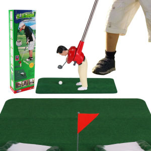Indoorgolf set toy with miniature figures Indoor and outdoor portable parent-child interactive toys for children