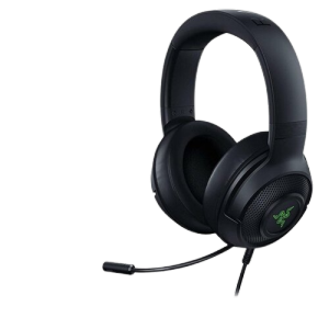 Razer Kraken X Gaming Headset Wired 7.1 Surround Sound with Cardioid Mic Over-Ear Headphones.