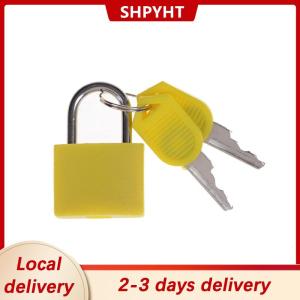 [COD] SHPYHT Local delivery Ship within 24 hours Hot sale Best Price New Small Mini Strong Steel Padlock Travel Tiny Suitcase Lock with 2 Keys