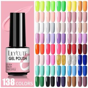Sơn Gel Lấp Lánh Màu Hồng Nude 7Ml Cho Móng Gel Ngâm Bán Vĩnh Viễn Sơn Vecni LED UV Sơn Móng Tay Sơn Móng Tay Sơn Gel UV