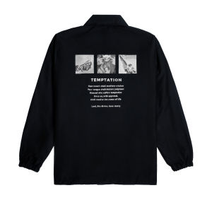 Jaket Parasut Pria Distro Waterproof Anti Air Premium Branded Evernext Coach Jacket Temptation