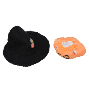 Doll Clothing Set For 15-17cm Dolls Including Black Wizard Hat And Pumpkin Top For Halloween Game Doll Accessories