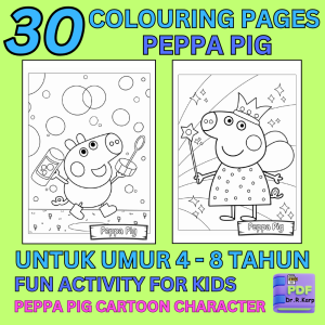 [PDF] 30 Cute Peppa Pig Kids Printable Colouring Coloring Pages Aktiviti Mewarna Kanak Kanak pdf