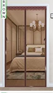 YHOME Tirai Pintu kamar / Tirai Magnet Anti Nyamuk Kawat Nyamuk / Tirai Magnet Elegan bahan plastik Uk. 90x210cm / Hordeng Pintu Anti Nyamuk / Cover Mosquito Repellent Magnetic Curtain Y273