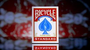 Bicycle Playing Cards 2 Pack Standard Poker Size Red and Blue    Air-cushion finish Over 130 years trusted 52 cards plus 2 Jokers per deck Great for poker and rummy