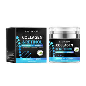 Eelhoe Mens Anti-Wrinkle Cream Anti-Wrinkle Collagen Retinol Hyaluronic Acid Vitamin E Moisturizer Skin Care Facial Moisturizer Mens Collagen 50g