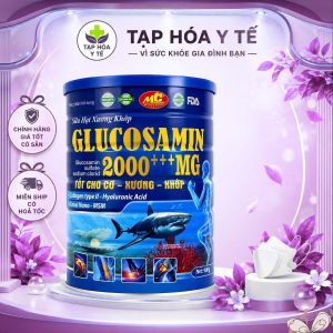 Tạp hóa y tế Glucosamin 2000+++MG viên uống bổ khớp collagen type II - Hyaluronic Acid