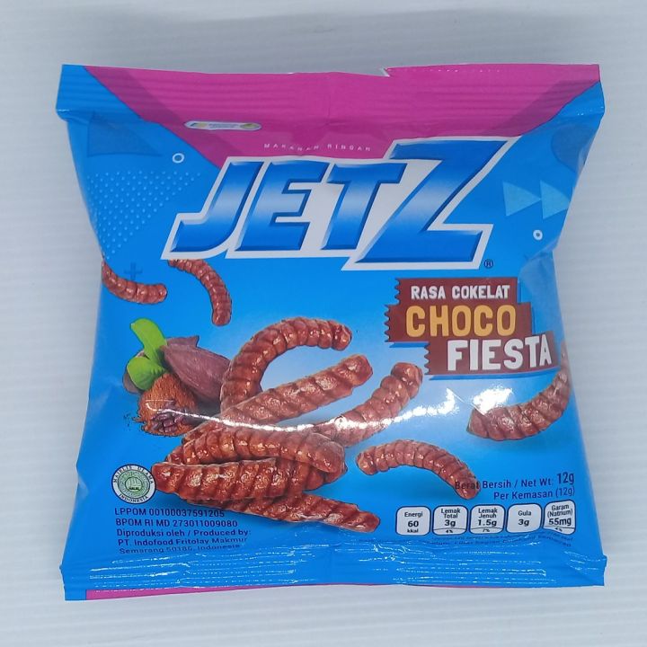 Jetz Rasa Jetz Rasa CHOCO Fiesta 12 gram Snack / jajanan / Cemilan | Lazada Indonesia