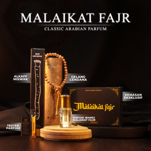 [MALAIKAT FAJR] - MINYAK WANGI AL FAJR - BONUS GELANG CENDANA & ALKAFF MISWAK - 6ML