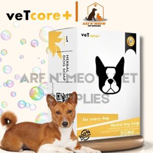 120g VetCore Plus Herbal Dog Soap Natural Defense Soap Anti Tick Flea Herbal Soap Pet Essentials