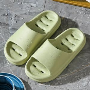 Japanese thick soled bathroom quick-drying slippers home indoor Anti slip soft bottom slippers for women and mens