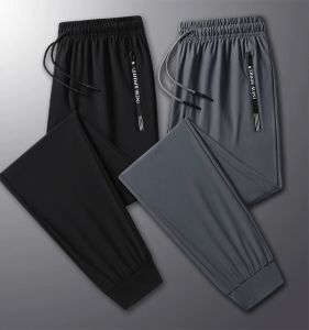 #039#L-5XL#กางเกงขายาวผ้ายืดมีซิปข้างสีพื้นกางเกงขายาวผู้ชายสไตล์เกาหลีใส่สบายใส่เท่ใส่ได้ทุกโอกาส