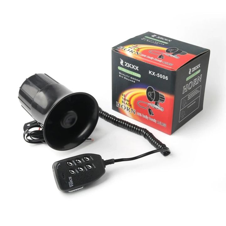 125dB Air Horn With Volume Control - No-Blowing Safety Horn For Sports & Outdoor Events
