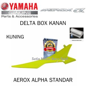 Delta Box Kanan Kuning Aerox Alpha Standar Silver 8 Asli Original Yamaha