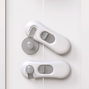 ตัวล็อกตู้เย็น ที่ล็อคตู้เย็น ล็อคตู้เย็น ที่ล็อคตู้เย็น ตัวล็อคประตูตู้เย็น ใช้งานได้หลากหลาย สะดวกสบายๆ Punch-Free ตัวล็อคลิ้นชัก