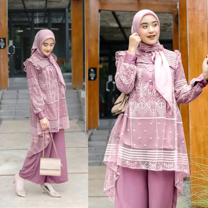 New%20One%20Set%20Tunik%20Naeva%20Baju%20Setelan%20Wanita%20Atasan%20Tunik%20Brokat%20Celana%20Kulot%20Polos%20Kekinian%20-%20Image%205