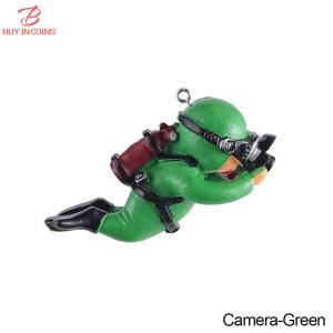 BC 1ชิ้นอุปกรณ์พิพิธภัณฑ์สัตว์น้ำจำลองนักดำน้ำเรซิ่นลอยพิพิธภัณฑ์สัตว์น้ำเครื่องประดับที่น่าสนใจตกแต่งตู้ปลาภูมิทัศน์ตกแต่งของเล่นจี้