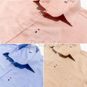 เสื้อเชิ้ต OXFORD คอปกแขนยาว สี BSizeU 🔥 10 สี สำหรับผู้ชาย ทรงเขา Slim Fit พาหน่า คู่มือ M-L-XL-2XL-3XL