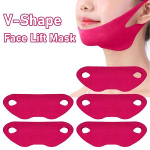 GUAIP 5pcs/pack V Line Firm Facial Lifting  V Shape Soft Gel Face Lift  Shapers Hypoallergenic Facial Massager Beauty Skin Care