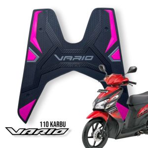 KM272 Karpet Motor Vario 110 Karbu Tahun 2007 - 2012 Bahan Karet Tebal