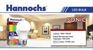 Hannochs SONIC lampu LED Hemat Energi 6500K 10.000 JAM - NADAVIGATOR 105