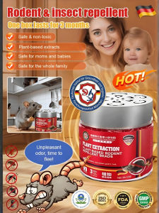 Rat Repellent Box Indoor Insect Spray Non Toxic Aromatherapy Home Pest Control Spider Fly Centipede Repellent Natural Deodorizer