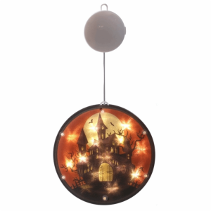 MAOMEI Sáng Đèn LED Halloween Dây đèn LED Dây đèn 3D Đèn trang trí Halloween Cửa sổ sơn Chạy bằng pin Đèn trang trí hình tiên Halloween Halloween