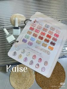 KAISE-38 Colors Monet Sunrise Jelly Transparent _Ice Glitter Nail Gel Polish Set-15ml soak off gel nail polish