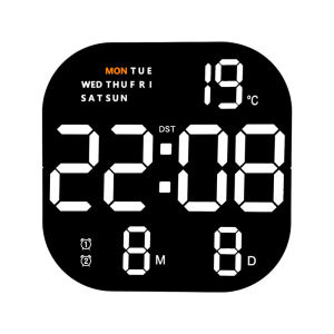 10-inch Digital Countdown Wall Clock Large Screen Temperature Date Display Dining Room Decoration With Remote Control