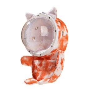 ONFIN Transparent Hamster Travel Carrier Bag Adjustable Metal Chain Acrylic Cover Small Pet Travel Bag Squirrel Travel Handbag Breathable Hamster Outgoing Bag Hamster