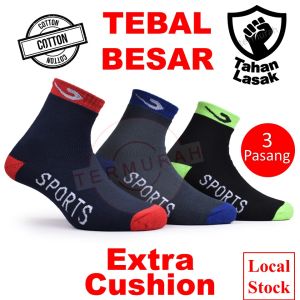 STOKIN TEBAL KERJA LELAKI COTTON Termurah Panjang SPORT MEN SOCKS Working Sock Thick Men Work Socks Safety Boots