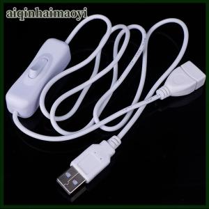 aiqinhaimaoyi 1 cái 1m cáp USB với switch on off cáp mở rộng chuyển đổi cho USB đèn USB FAN
