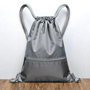 String Bag Backpack Basketball Soccer Bag Sports  Gym Bag Outdoor Nylon Ultralight Drawstring Bag