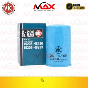 C-208 VIC Oil Filter for Nissan Sentra LEC B12/B13/B14/GA16DE Vanette (C207J C208J)