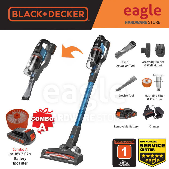 Black Decker BSV2020GW XD 20V Cordless Stick Vacuum Cleaner