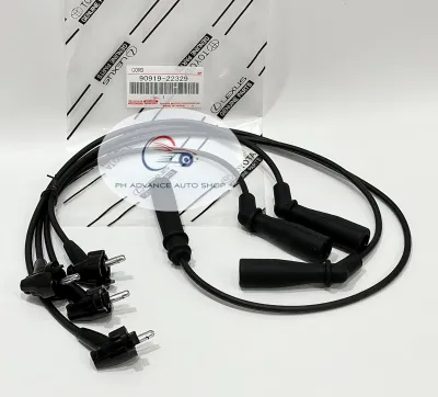 Toyota 2E Corolla High Tension Wire Spark Plug Cable 12 Valves 90919-22329 Clip Type
