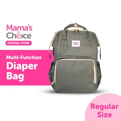 Mama’s Choice Multifunction Diaper Bag | Large Capacity Maternity Backpack | Nappy Baby Bag with Stroller Strap