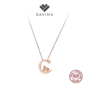 DAVINA Ladies Chinese Zodiac Necklace Rose Gold Color Sterling Silver 925 - Kalung Wanita Perak