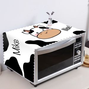 Microwave Oven Dust Cover Waterproof Dustproof Easy To Clean Household Appliances Kitchen Decoration